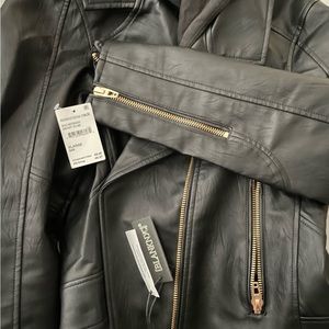 NWT BLANK NYC BLACK FAUX LEATHER JACKET